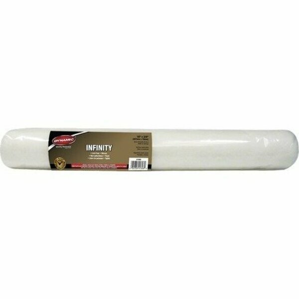 Dynamic Paint Products 00075 18 in. 457mm Infinity Lint Free 1/2 in. 13mm Nap Roller Cover Dynamic